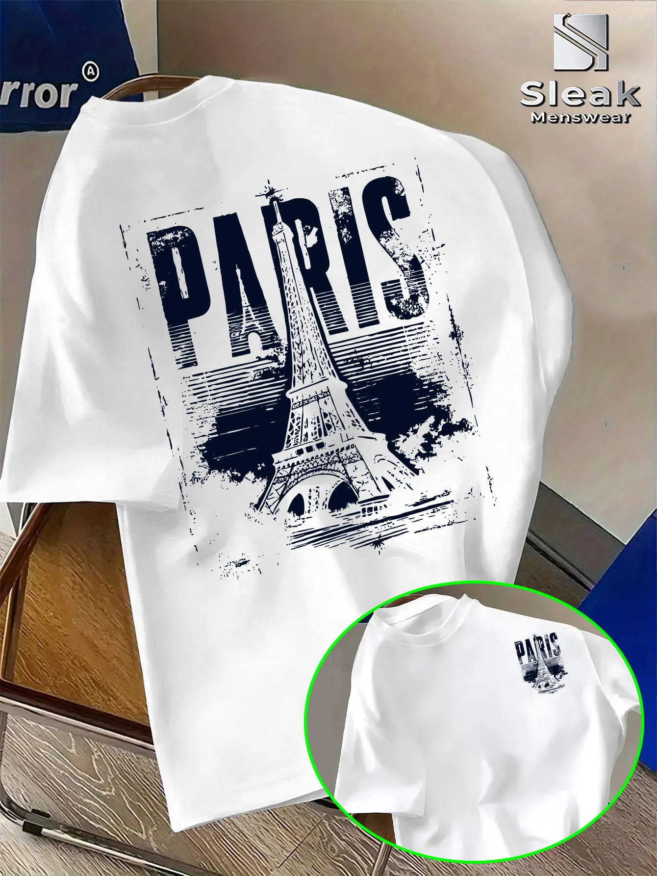 Vintage Fashion In Paris - Korean Hot Paris Eiffel Tower Double