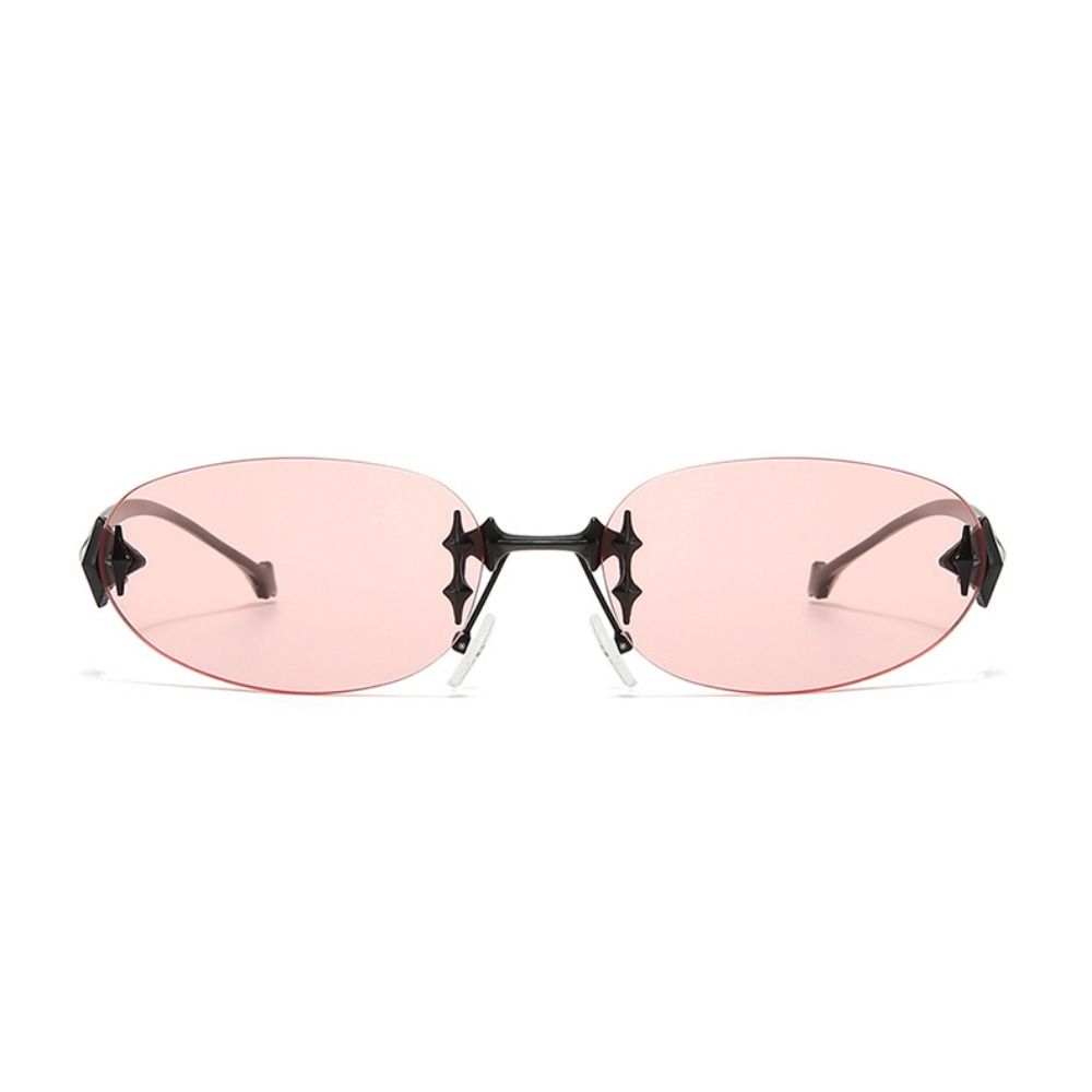 Vintage Fashion Trends - Y2K Style Frameless Sunglasses Trend UV