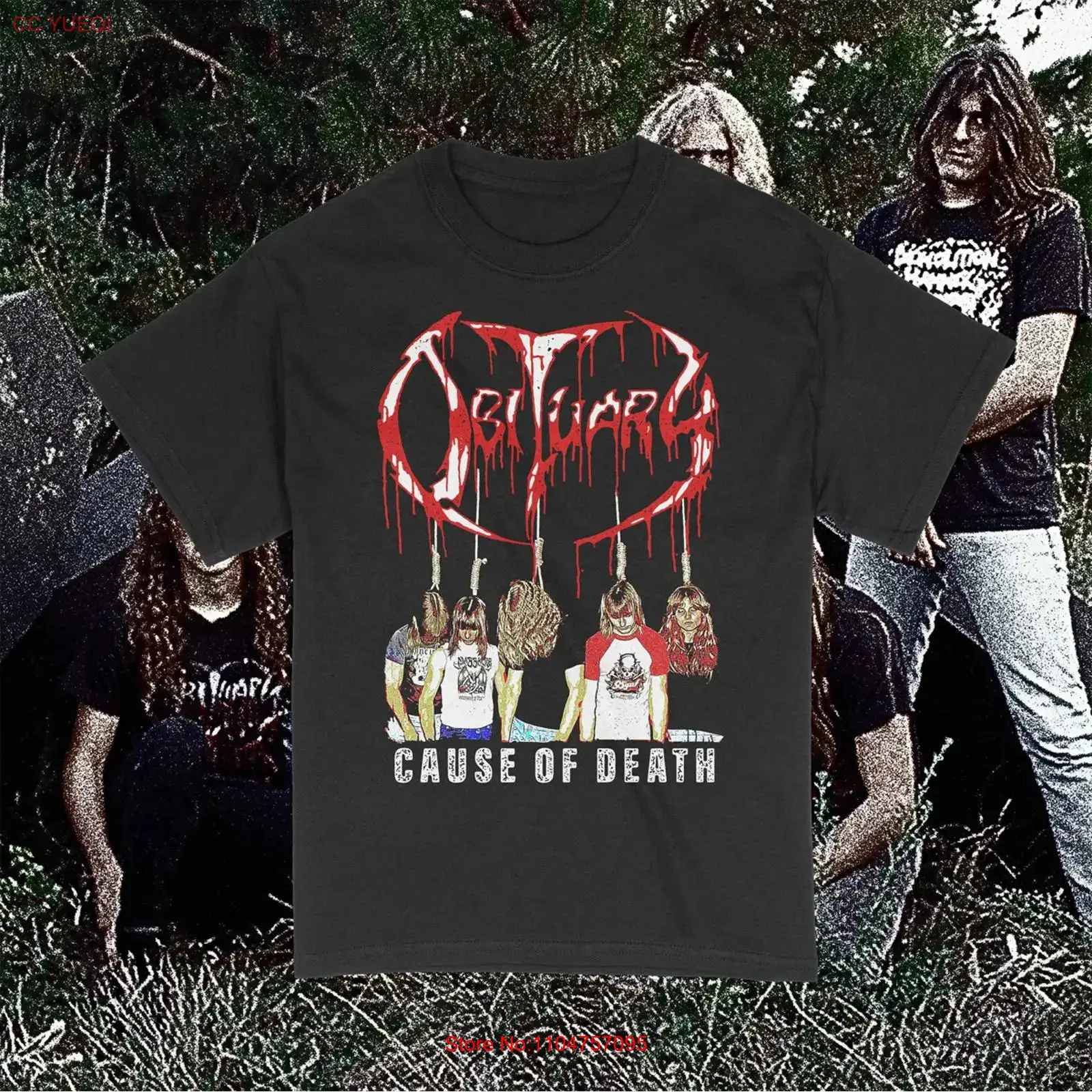 Vintage Fashion Obituaries - Obituary Band Cause Of Death T