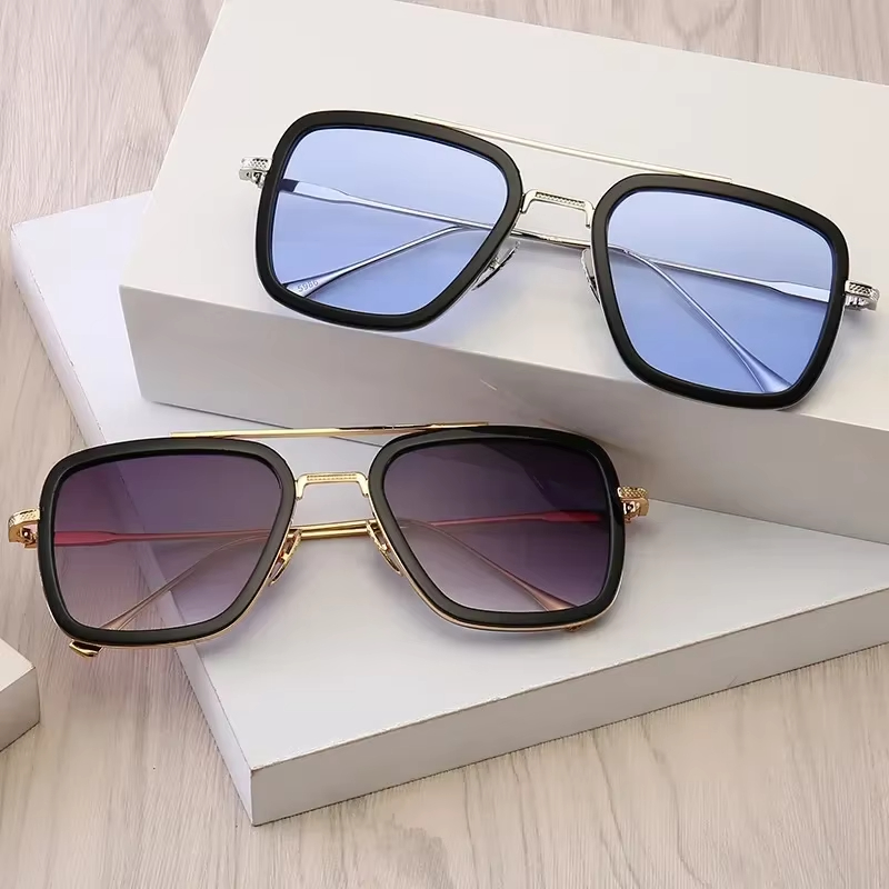 Vintage Fashion Streetwear - Fashion Steampunk Men Sunglasses Man Sun