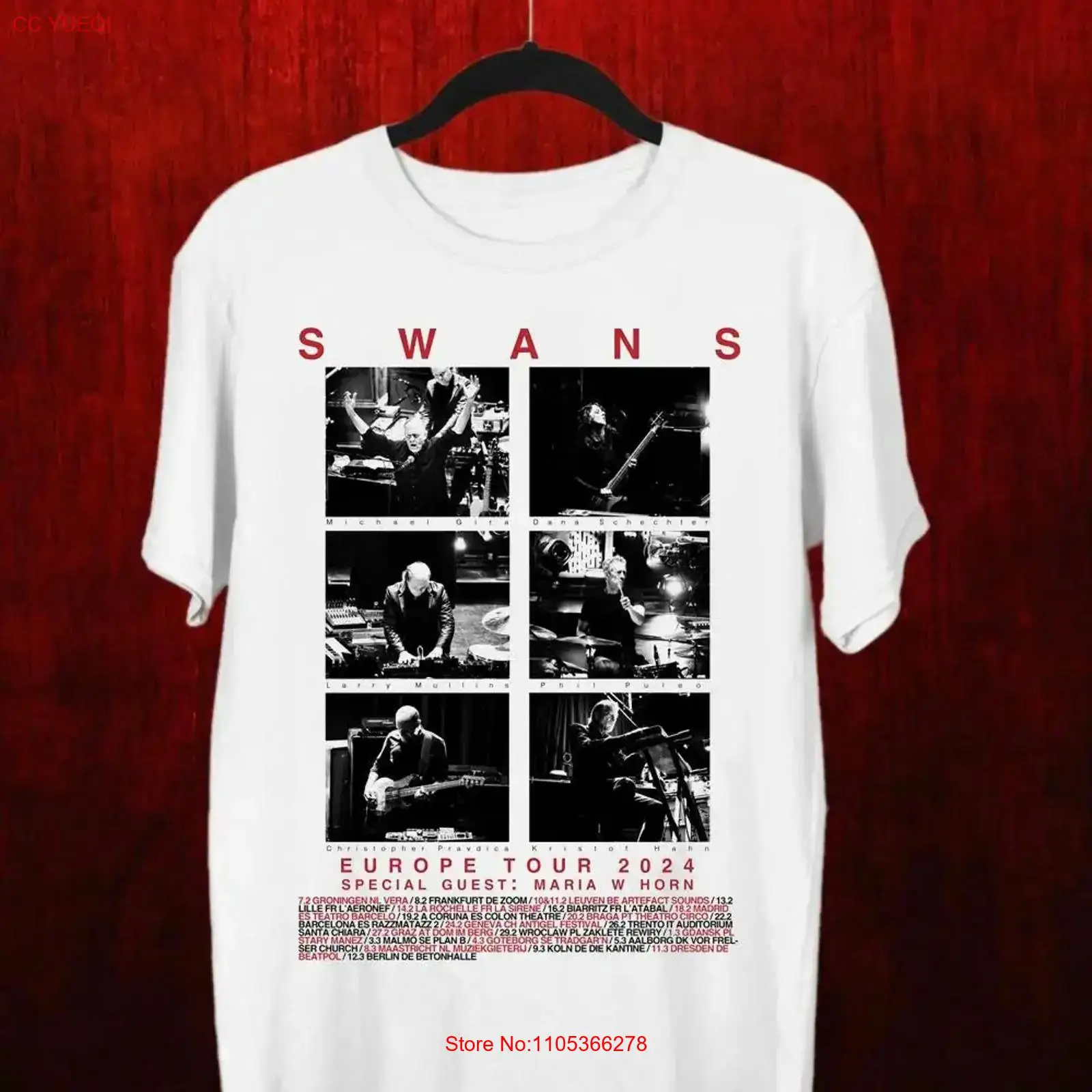 Vintage Fashion Eu - SWANS EU Tour 2024 Band For