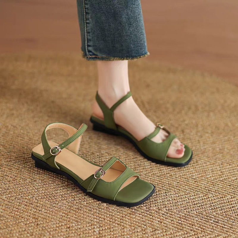 Vintage Fashion Heels - 2026French Vintage Fashion Versatile Open Toe
