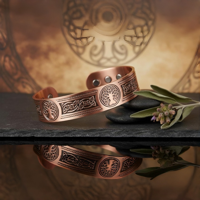 Vintage Fashion Meaning - Meaningful Celtic Tree of Life Copper