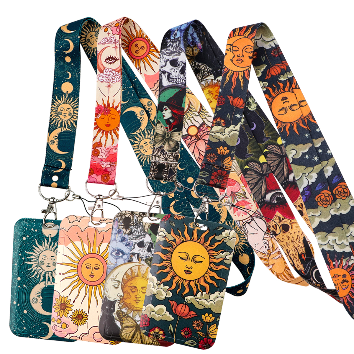 Vintage Fashion Postcards - Sun Moon Vintage Triple Moon Neck