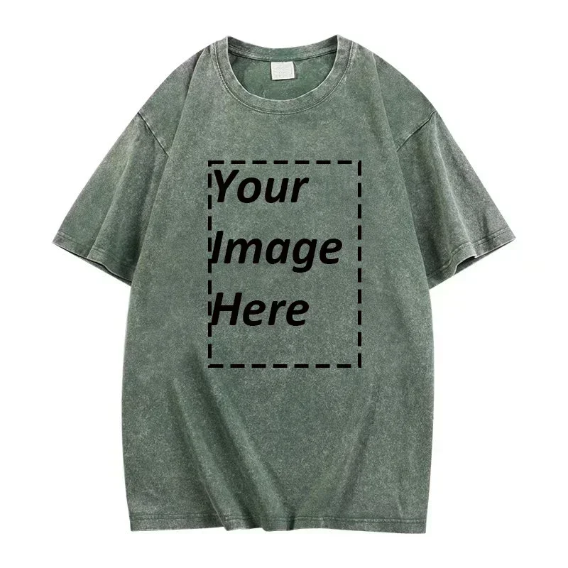 230g Heavy Men Women Washed Vi - Vintage Fashion Eu ulasan dan harga