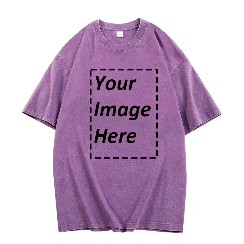 230g Heavy Men Women Washed Vi - Vintage Fashion Eu ulasan dan harga