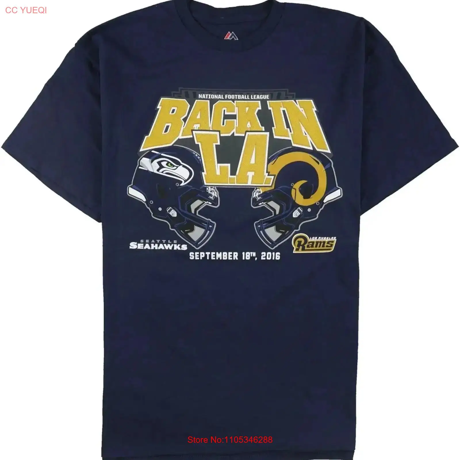 Majestic Mens Back In LA T Shi - Vintage Fashion La ulasan dan harga