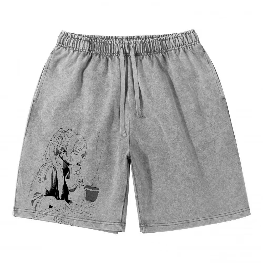 Anime Frieren Shorts Vintage W - Vintage Fashion Tv ulasan dan harga