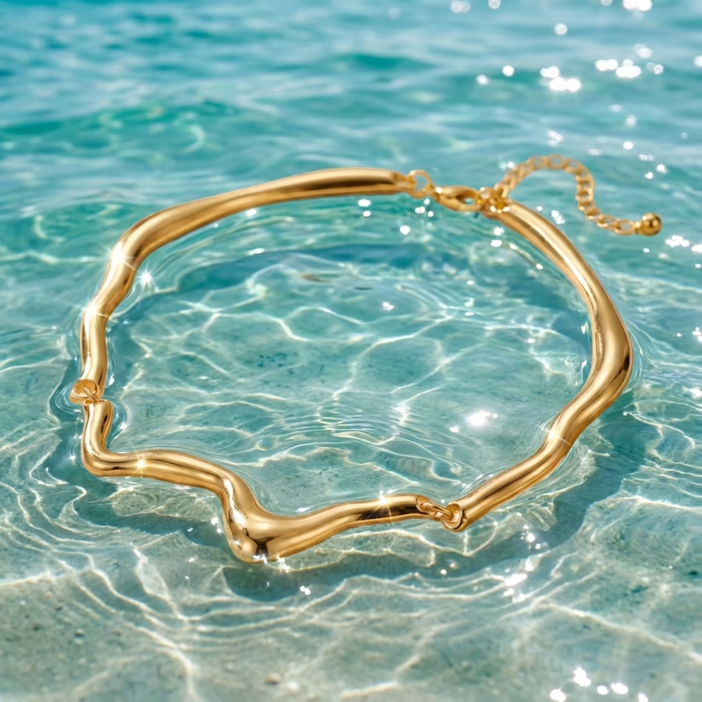Vintage Abstract Liquid Metal  - Vintage Fashion Look ulasan dan harga