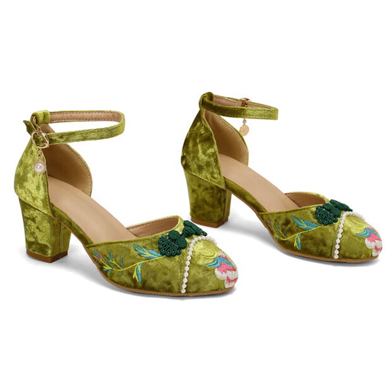 REAVE CAT Sweet Chinese Vintag - Vintage Fashion Heels ulasan dan harga
