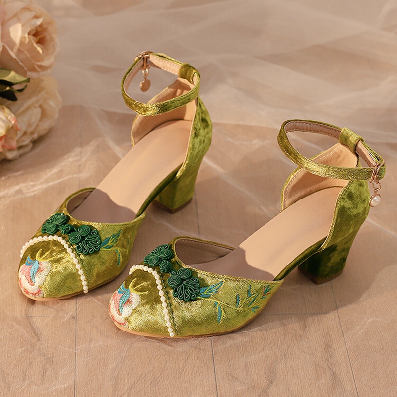 REAVE CAT Sweet Chinese Vintag - Vintage Fashion Heels ulasan dan harga