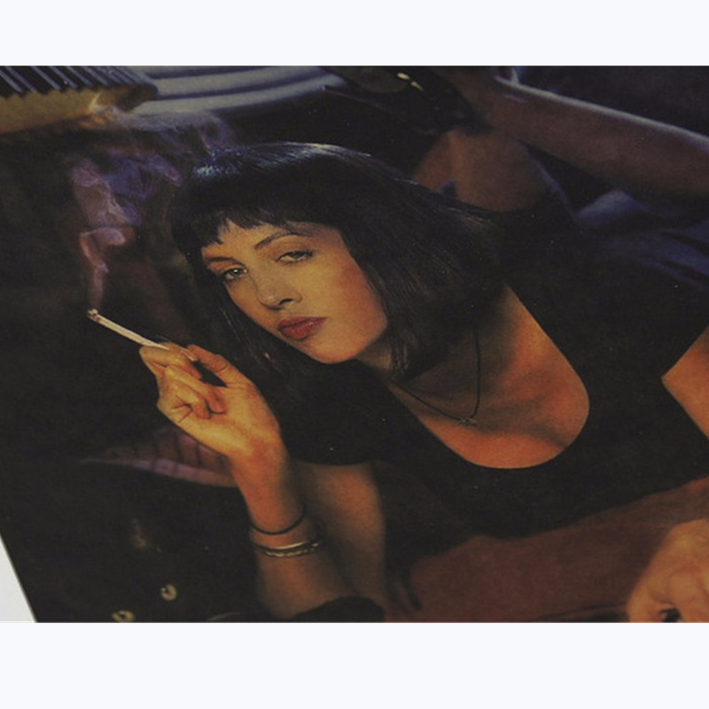 Pulp Fiction Vintage Poster Re - Vintage Fashion Wallpaper ulasan dan harga
