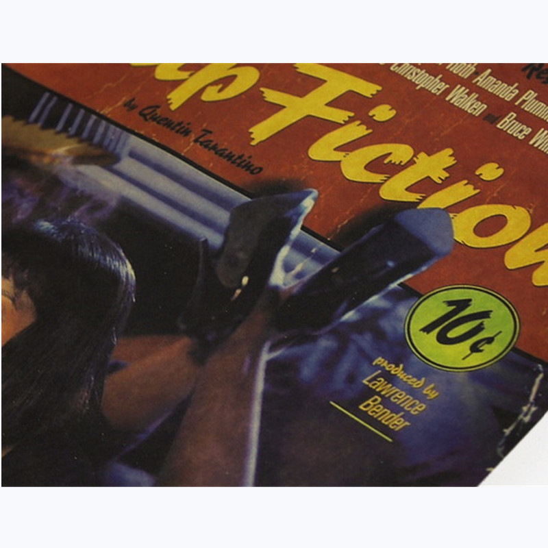 Pulp Fiction Vintage Poster Re - Vintage Fashion Wallpaper ulasan dan harga