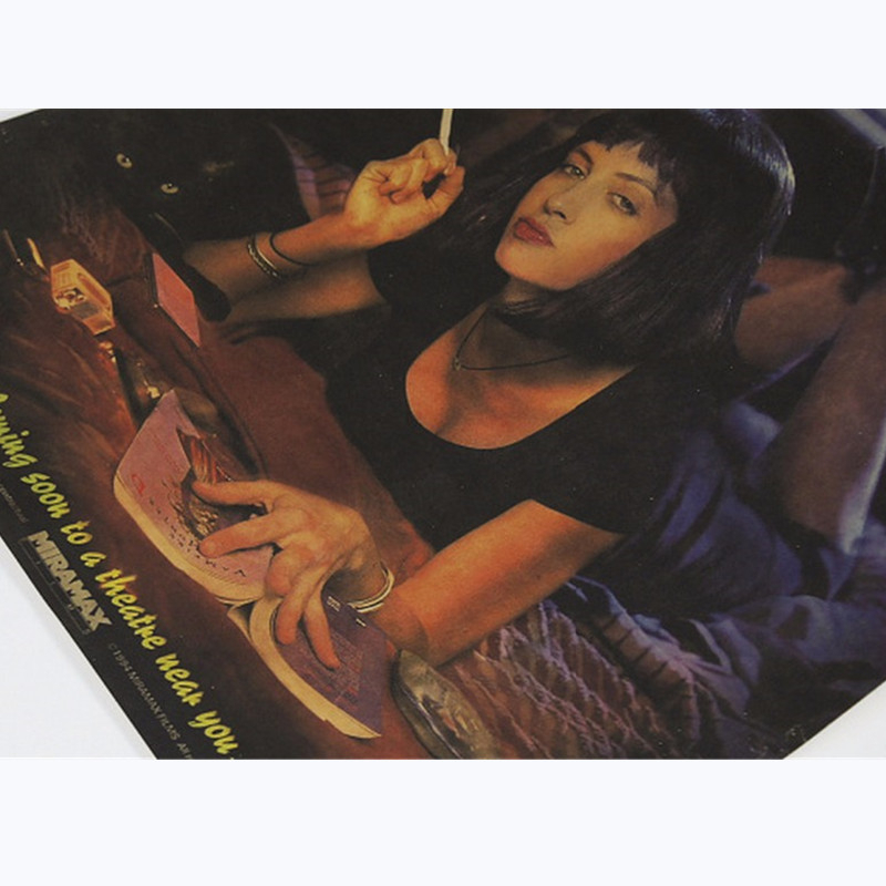 Pulp Fiction Vintage Poster Re - Vintage Fashion Wallpaper ulasan dan harga