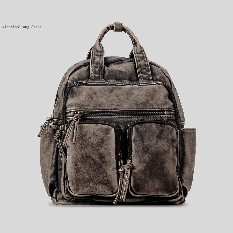Luxury Soft Washed Pu Leather  - Vintage Fashion Trends ulasan dan harga