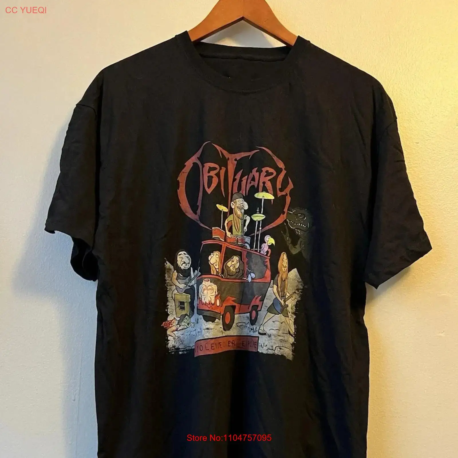 Obituary Band Violence Over Eu - Vintage Fashion Obituaries ulasan dan harga