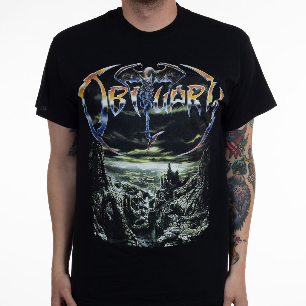 Fit Obituary Band Graphic Cott - Vintage Fashion Obituaries ulasan dan harga