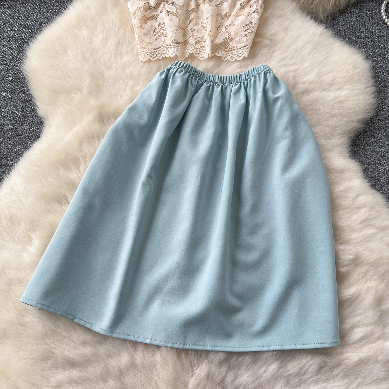 Chic lace Embroidered hollow o - Vintage Fashion Fabrics ulasan dan harga