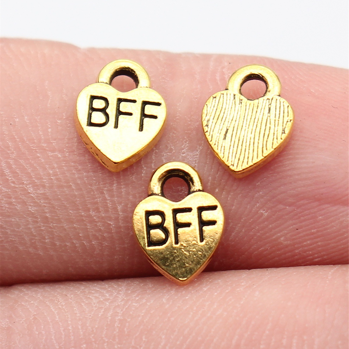 40pcs 9.3x7mm Antique Gold Col - Vintage Fashion Tags ulasan dan harga
