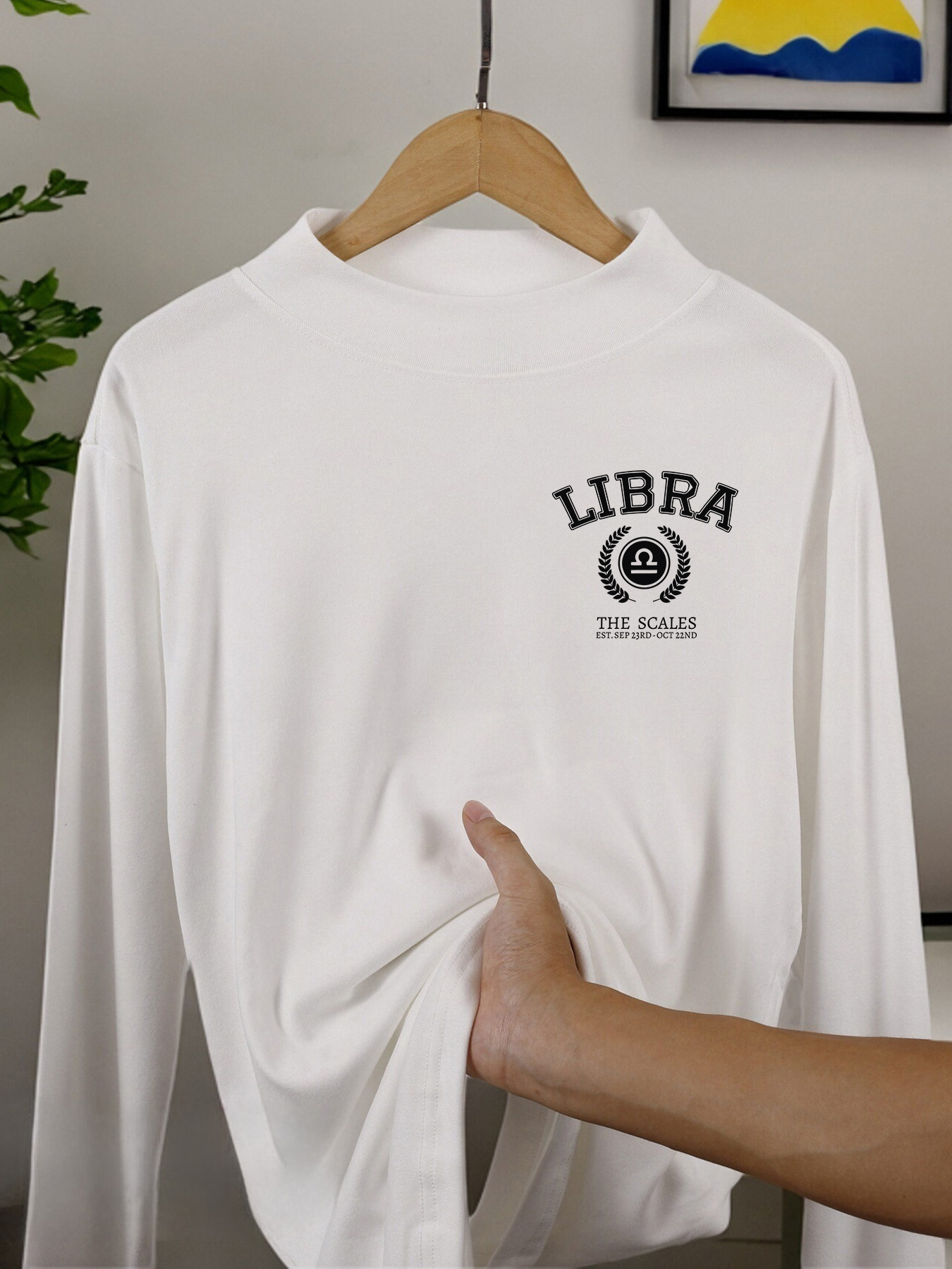 Libra The Scales Print Leisure - Vintage Fashion For Men ulasan dan harga