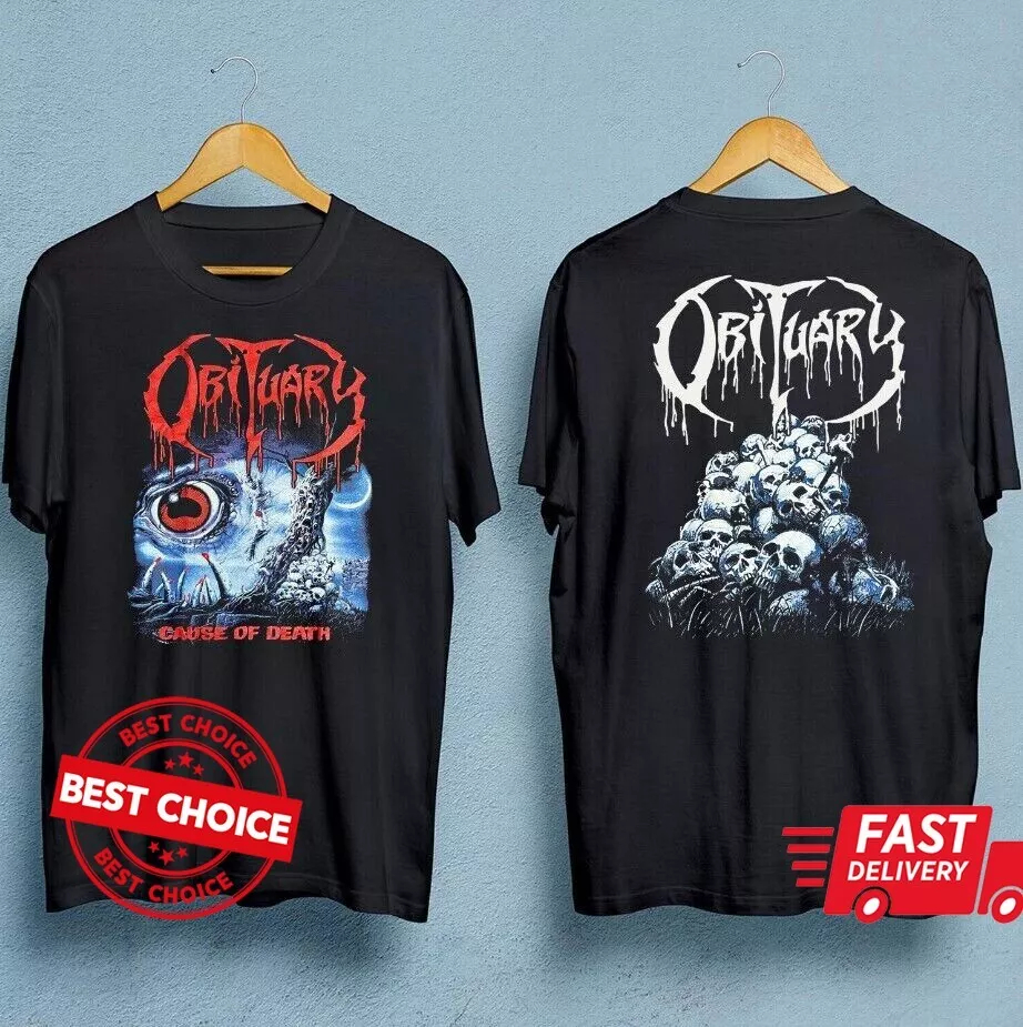 90s Obituary Band Cause of Dea - Vintage Fashion Obituaries ulasan dan harga