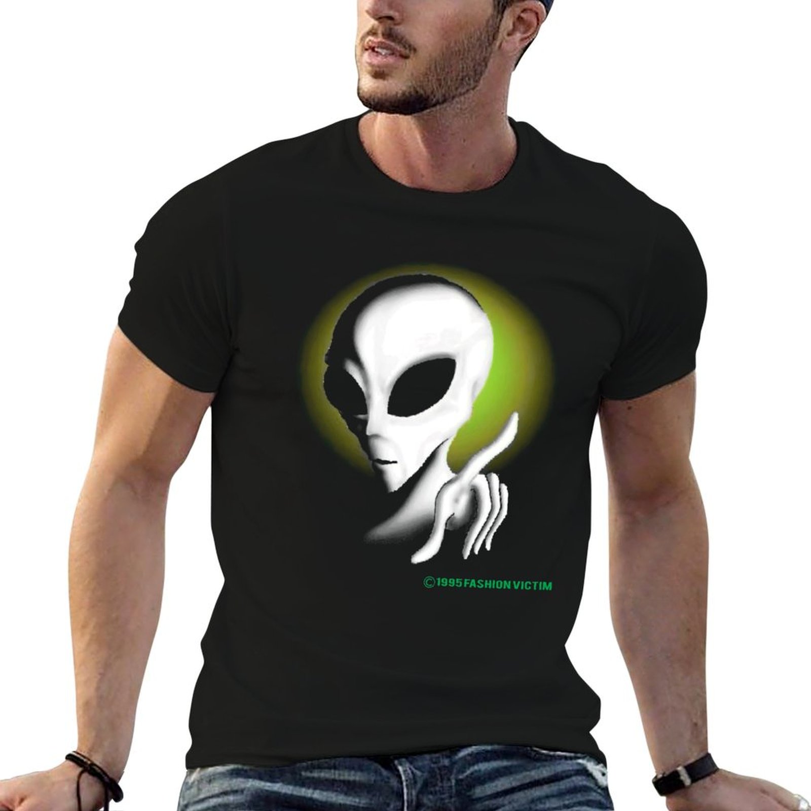 1995 ALIEN Vintage Glow In The - Vintage Fashion Victim ulasan dan harga