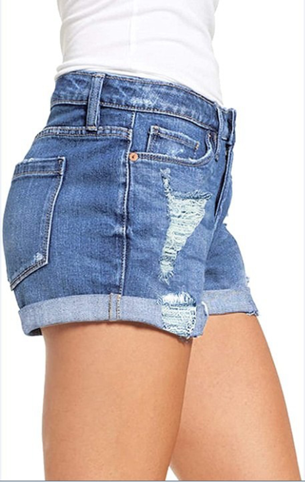 Womens Denim Jeans Shorts Sexy - Vintage Fashion Trends ulasan dan harga