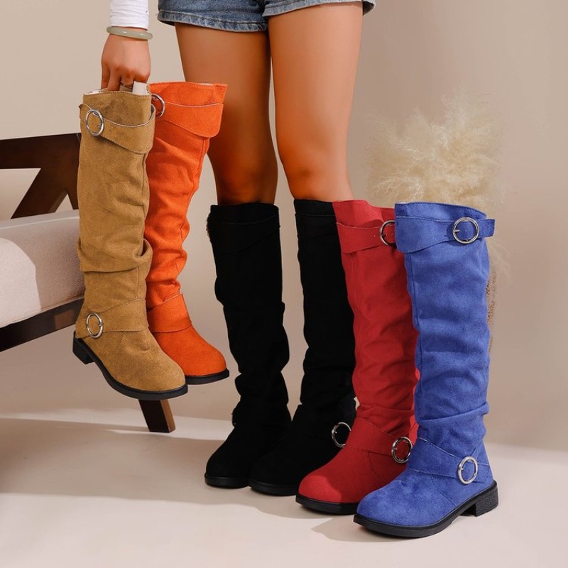 Vintage Western Style Knee Hig - Vintage Fashion Heels ulasan dan harga