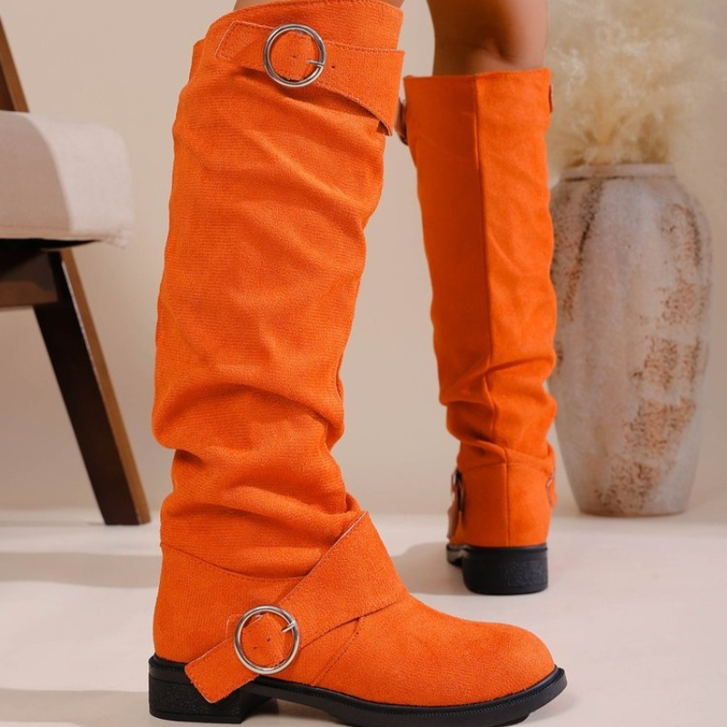 Vintage Western Style Knee Hig - Vintage Fashion Heels ulasan dan harga