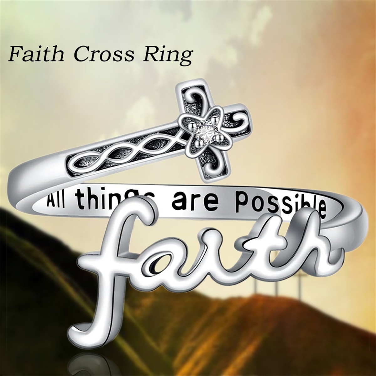 Vintage Filigree Cross Open Ad - Vintage Fashion Meaning ulasan dan harga