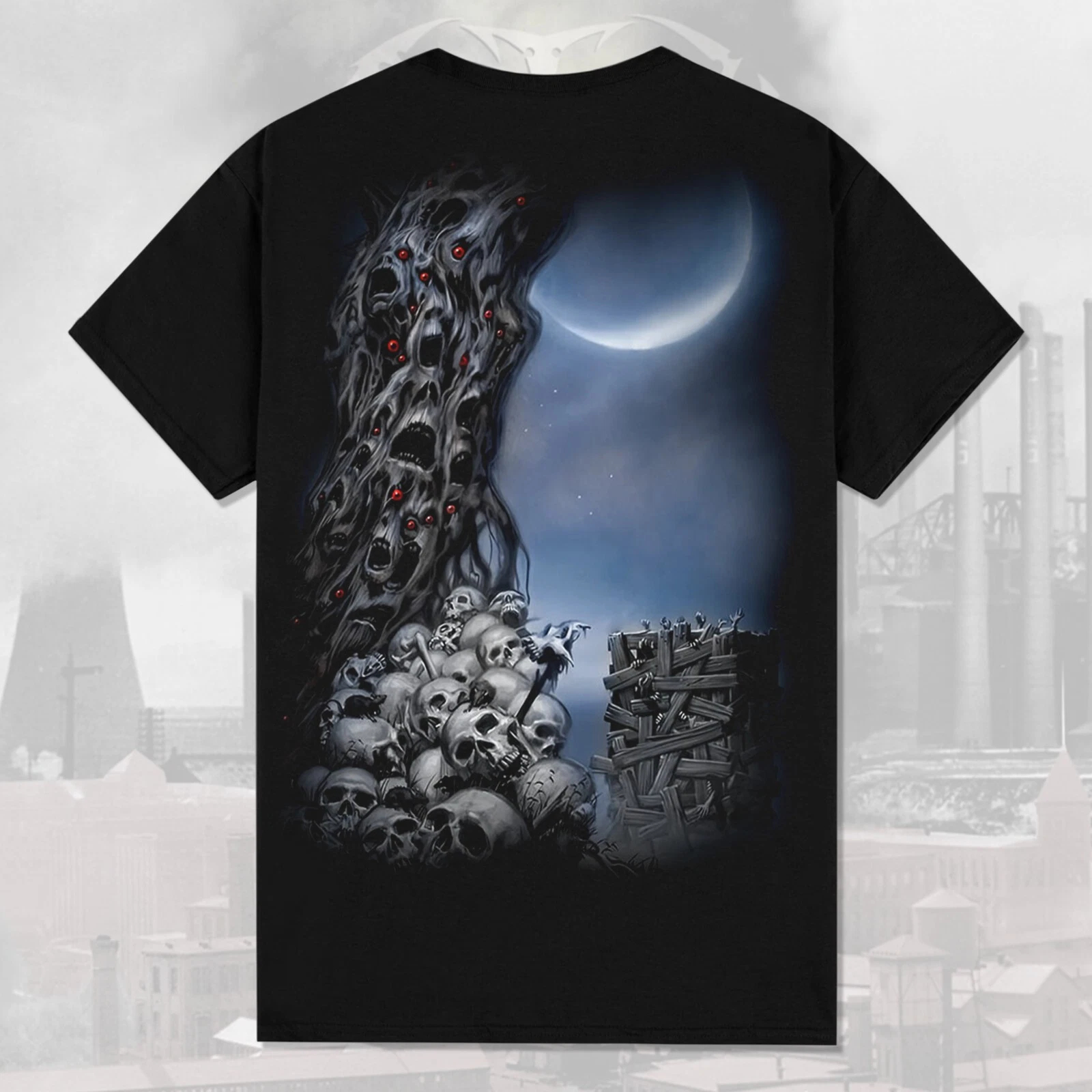 American Black T-shirt Obituar - Vintage Fashion Obituaries ulasan dan harga