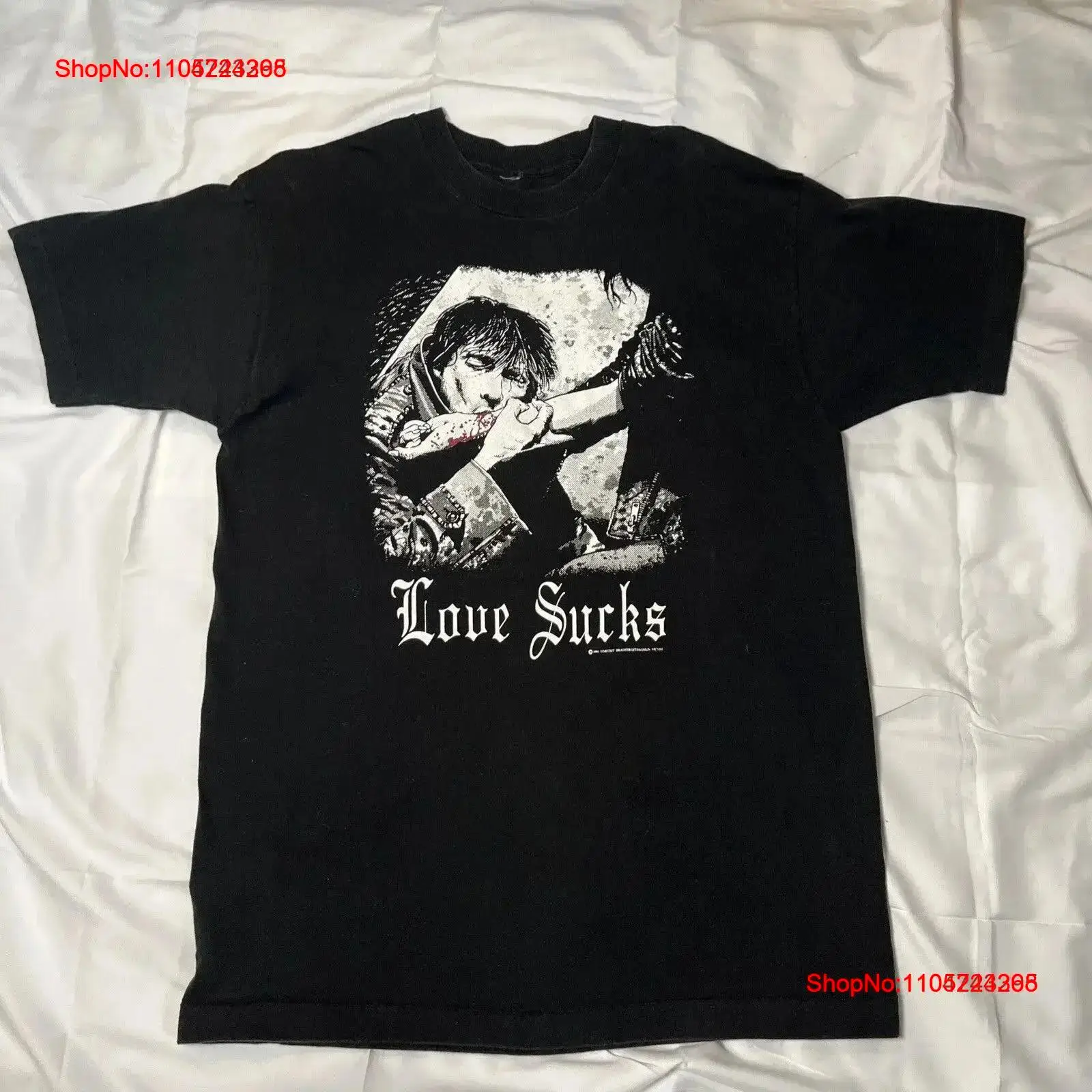 Vintage 90s Love Sucks Vampire - Vintage Fashion Victim ulasan dan harga