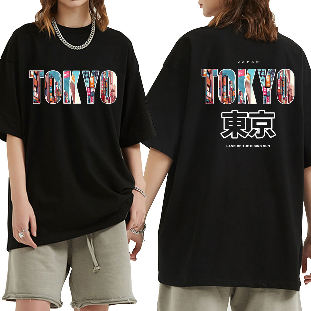 Japan Tokyo Printed T Shirts M - Vintage Fashion Tokyo ulasan dan harga