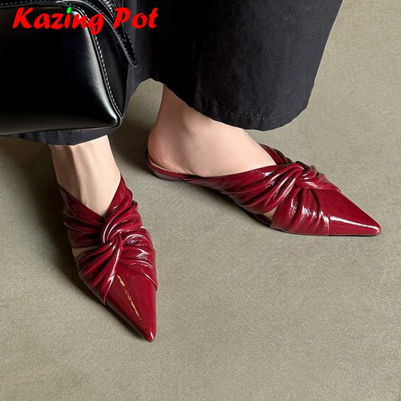 Krazing Pot New Cow Skin Shall - Vintage Fashion Heels ulasan dan harga