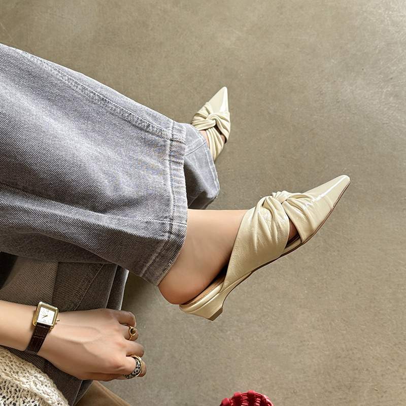 Krazing Pot New Cow Skin Shall - Vintage Fashion Heels ulasan dan harga