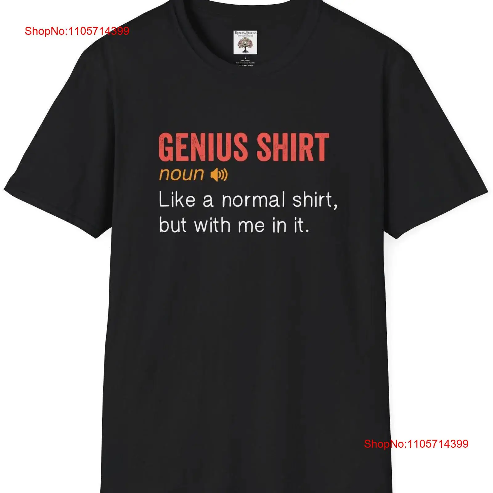 Genius T Shirt Definition Soft - Vintage Fashion Definition ulasan dan harga