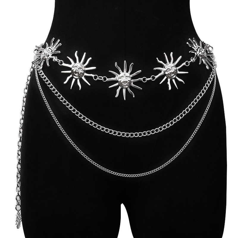 Chunky Multilayer Punk Gothic  - Vintage Fashion Fabrics ulasan dan harga