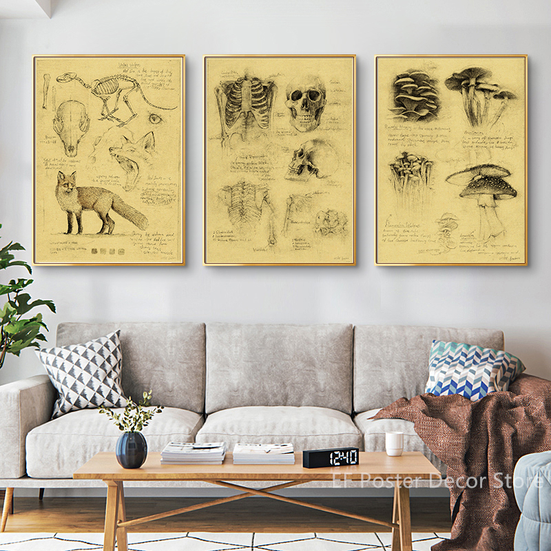 Old Sketch Studies Poster Vulp - Vintage Fashion Wallpaper ulasan dan harga