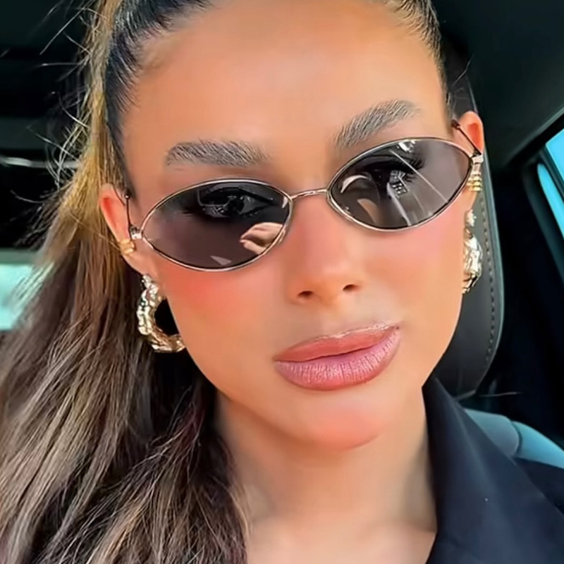 Retro Cat eye Woman Sunglasses - Vintage Fashion Streetwear ulasan dan harga