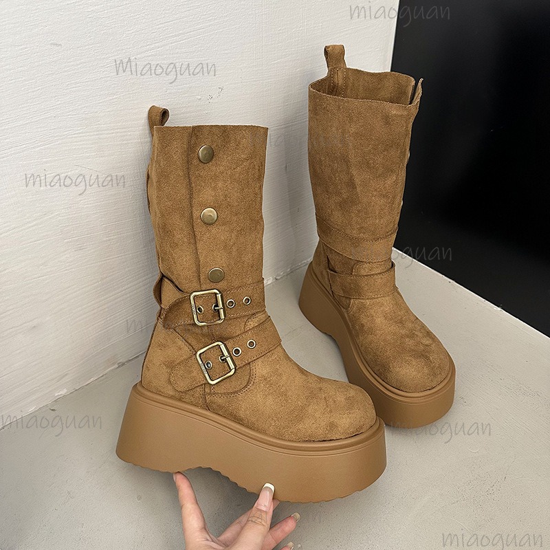 Vintage Thick Heels Slip on Wo - Vintage Fashion Fabrics ulasan dan harga