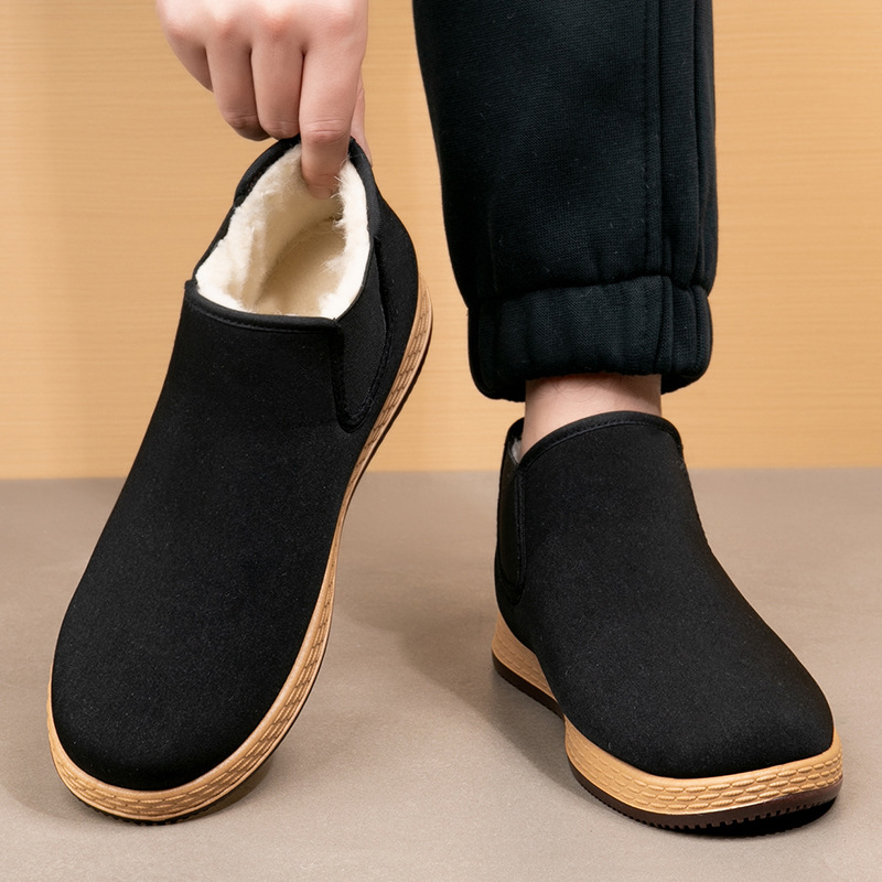 Men's Cotton Shoes Men's Winte - Vintage Fashion For Men ulasan dan harga