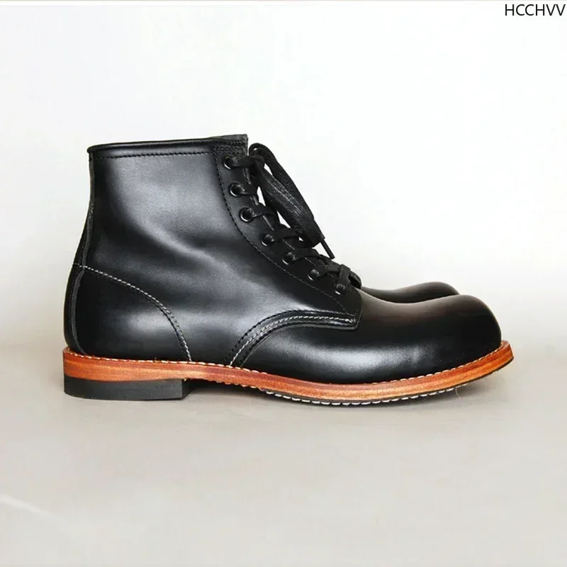 Vintage Men Goodyear-Welted Ge - Vintage Fashion For Men ulasan dan harga