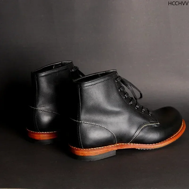 Vintage Men Goodyear-Welted Ge - Vintage Fashion For Men ulasan dan harga