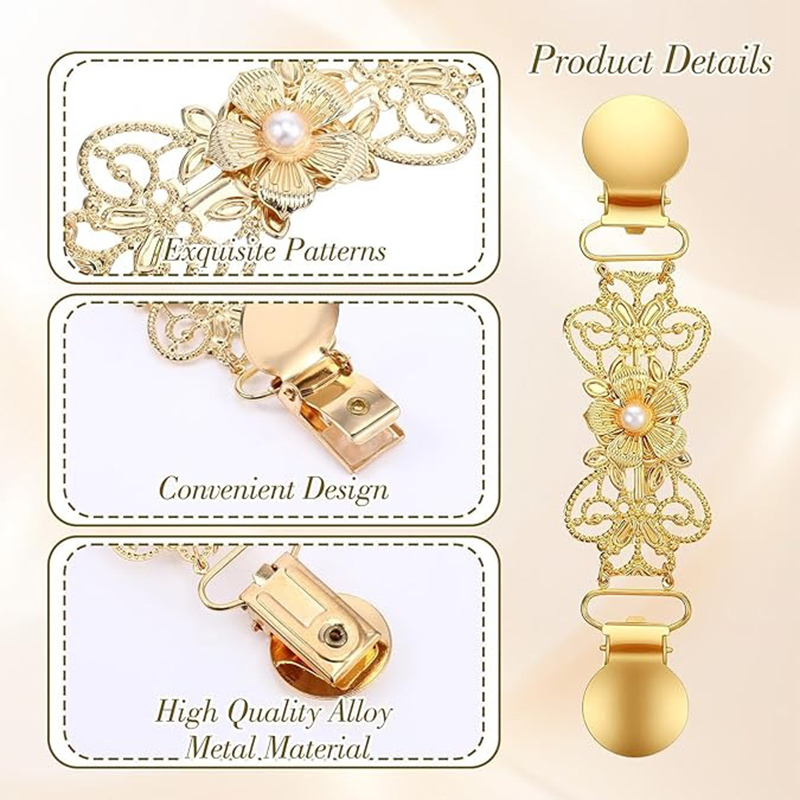 1PC Gold Sweater Clips Vintage - Vintage Fashion Postcards ulasan dan harga