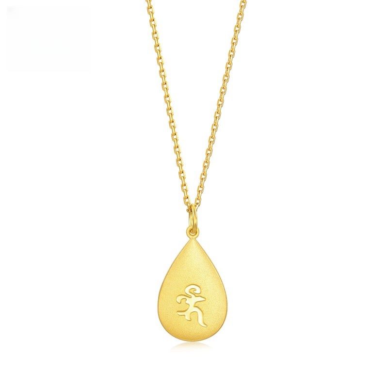Medicine Buddha Enamel Necklac - Vintage Fashion Meaning ulasan dan harga