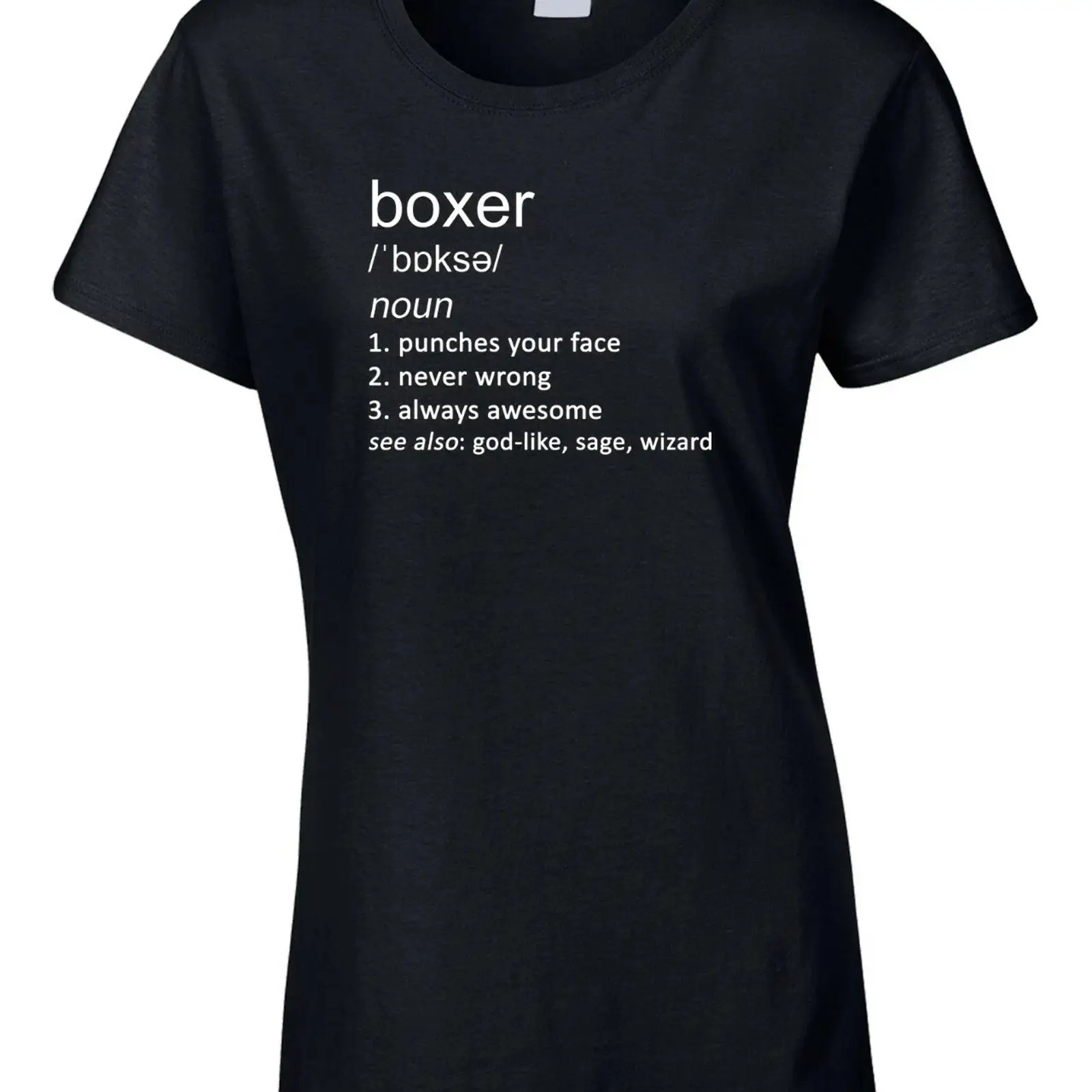 Boxer Damen Frauen T Shirt Lus - Vintage Fashion Definition ulasan dan harga