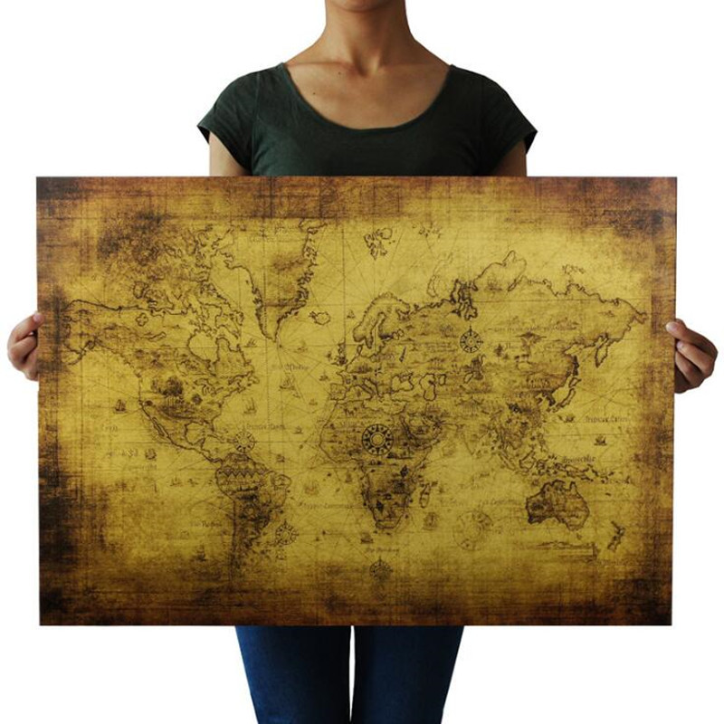 Large 72.5X51.5cm Vintage The  - Vintage Fashion Wallpaper ulasan dan harga