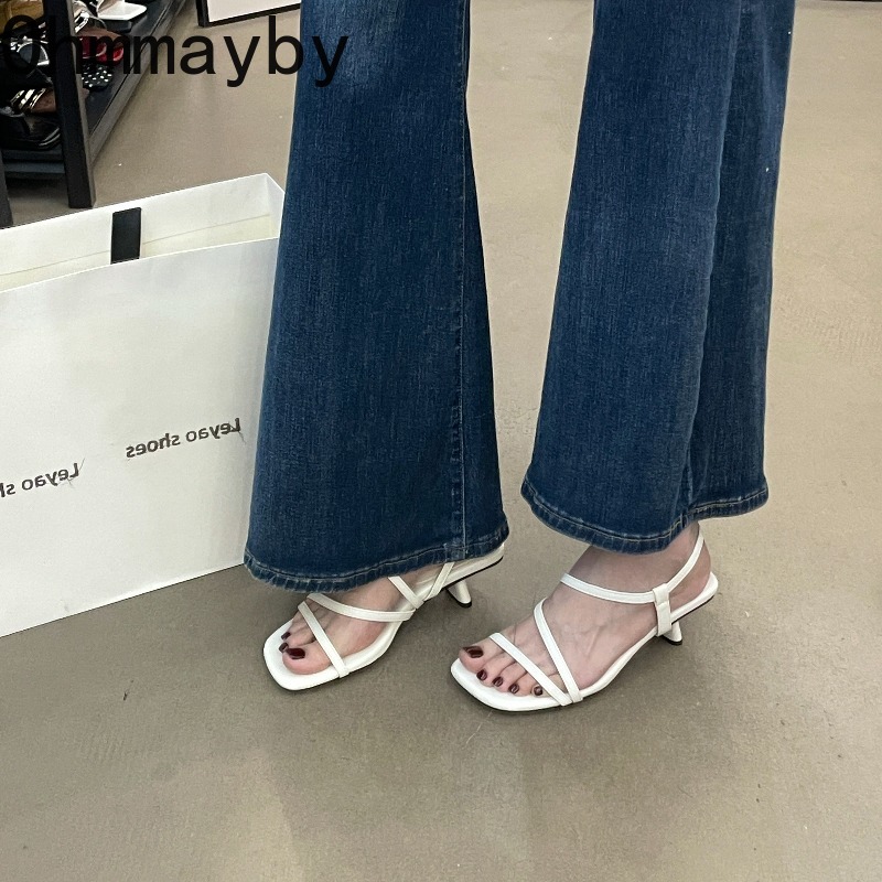 Vintage Summer Open Toe High H - Vintage Fashion Heels ulasan dan harga