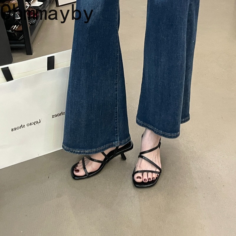 Vintage Summer Open Toe High H - Vintage Fashion Heels ulasan dan harga