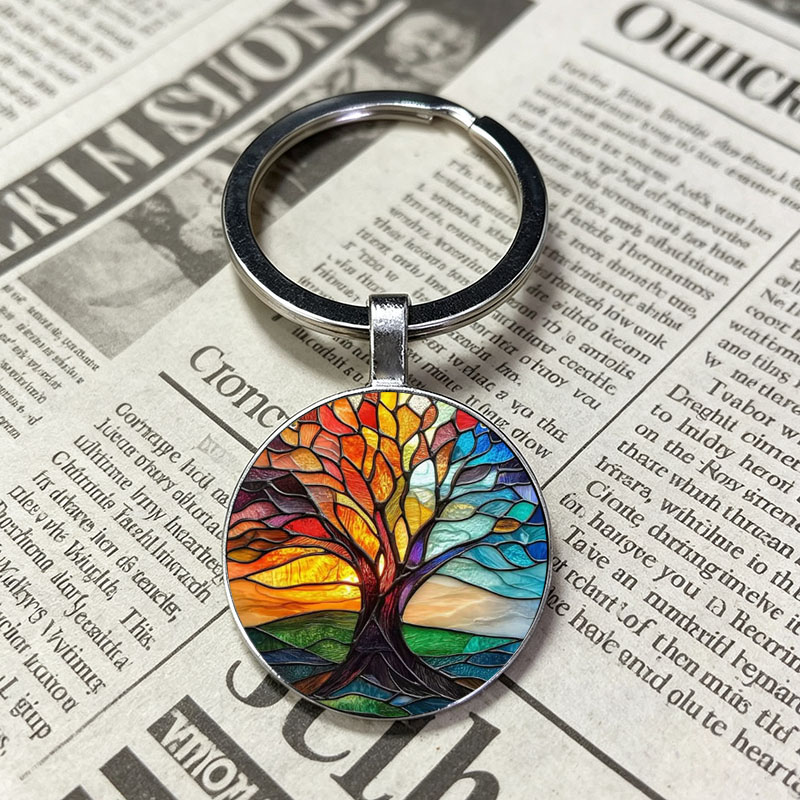 Vintage Mosaic Print Tree of L - Vintage Fashion Meaning ulasan dan harga